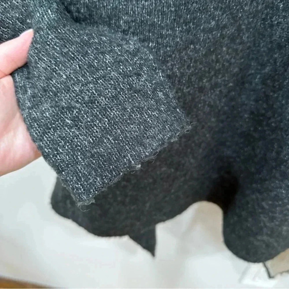 🍁 Zara Black and Cream Open Front Cardigan Medium 6873/115 - Picture 8 of 12